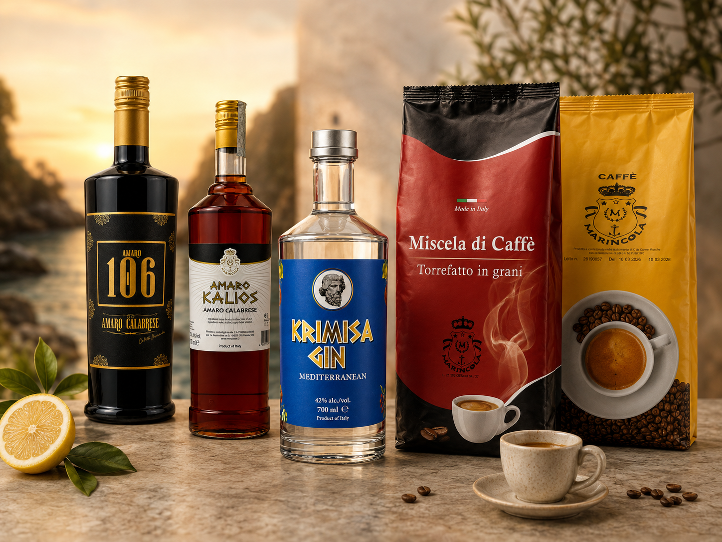 Amaro 106 prodotti calabresi da Cirò Marina